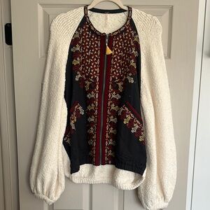Free people sweater jacket
